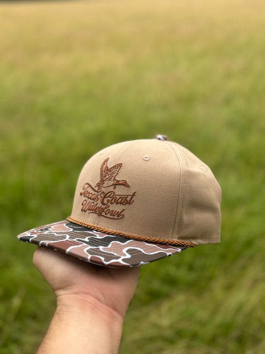 Brown Old School Hat