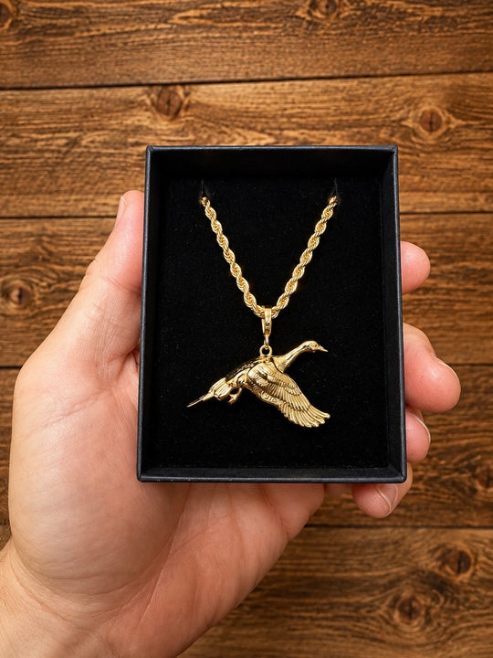 Gold Pintail Necklace