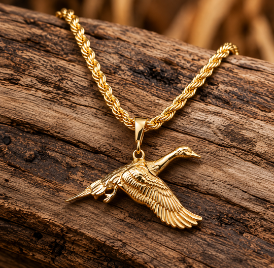 Gold Pintail Necklace