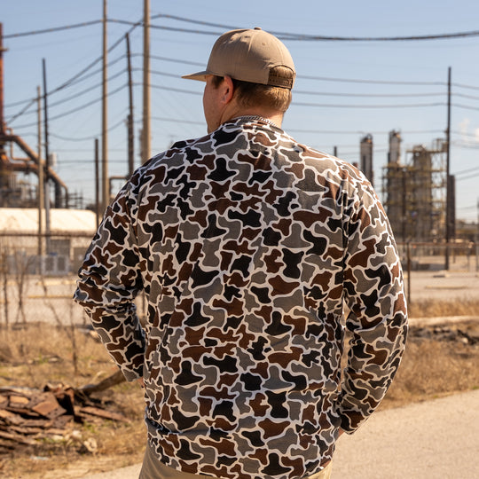 Duck Camo Henley FR
