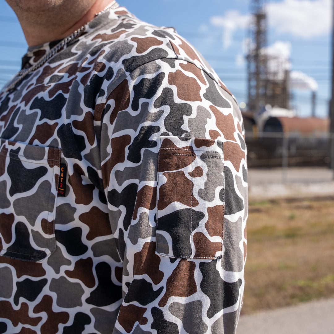 Duck Camo Henley FR
