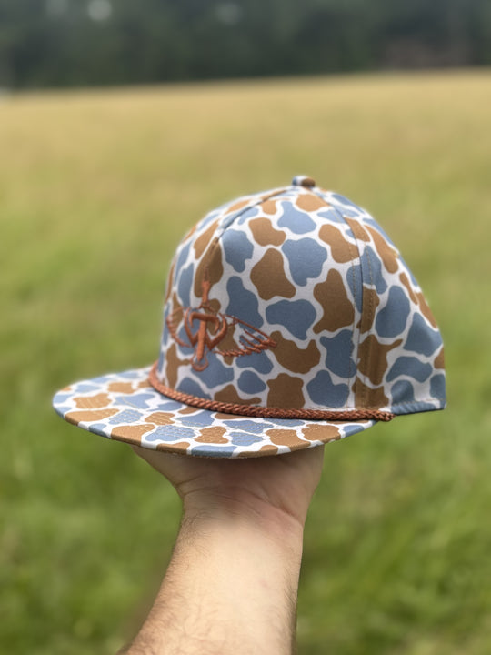 Copper Old School Camo Hat