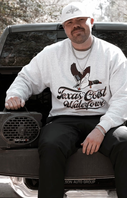 TEXAS COAST WATERFOWL SWEATSHIRt