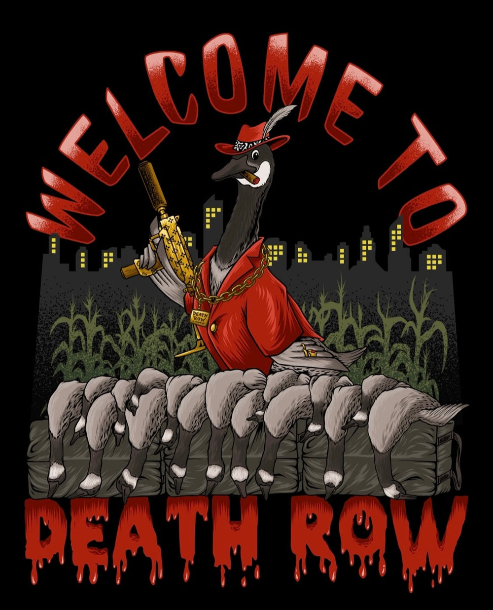 WELCOME TO DEATH ROW HOODIE