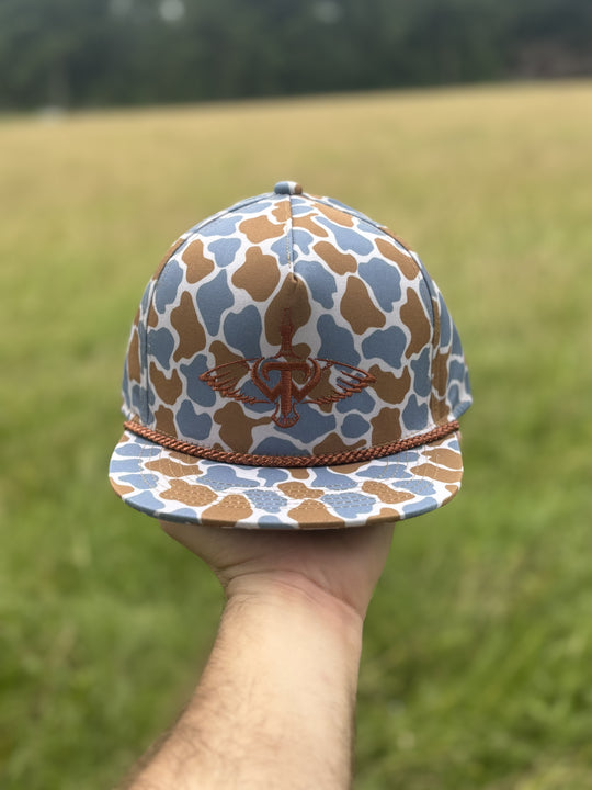 Copper Old School Camo Hat