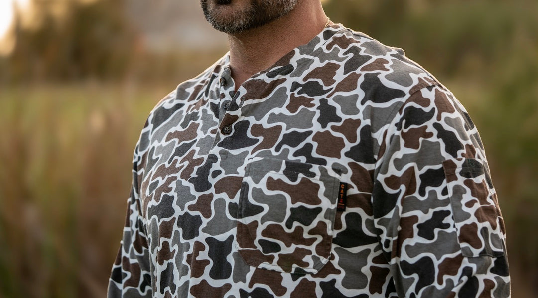 Duck Camo Henley FR