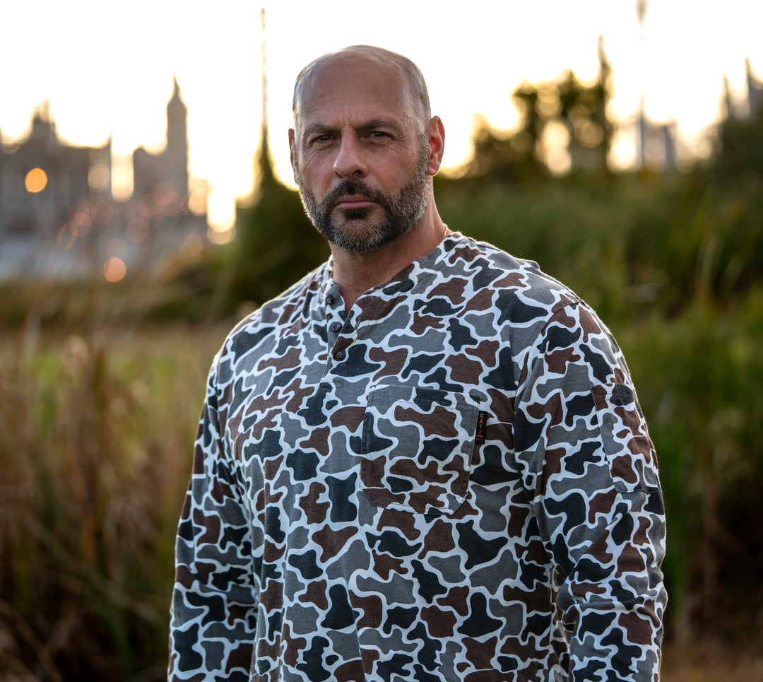 Duck Camo Henley FR